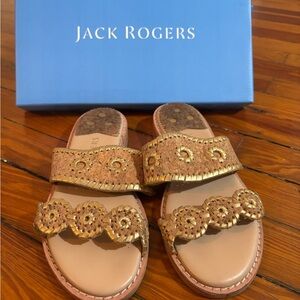 Jack Rogers Caroline flat sandal - Size 5